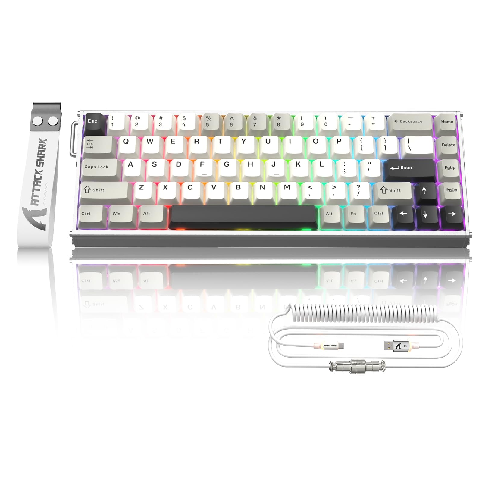 Amazon | ATTACK SHARK X68MAX HE ラピッドトリガー キーボード